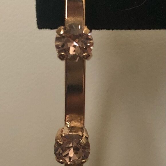 Swarovski AuthenticCrystalsRoseGoldPlated earrings   - Picture 9 of 11
